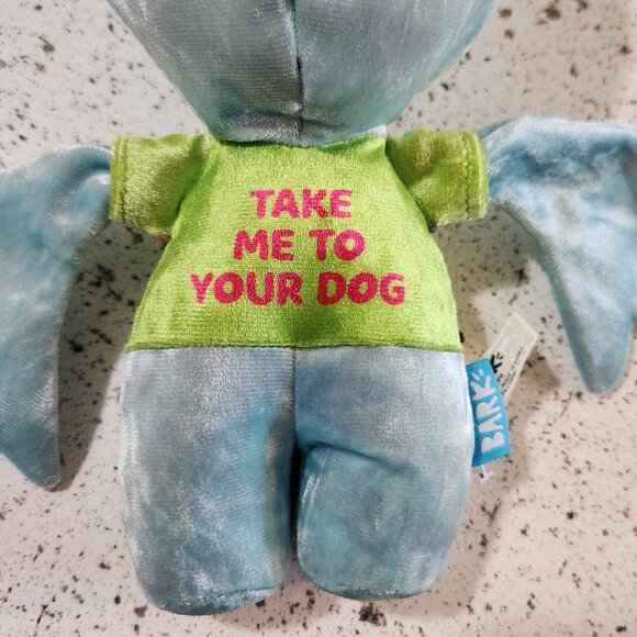 Bark A.R.F (Alien Retriever Friend) Squeaky Crinkle Plush Dog Toy sz L - Picture 2 of 7